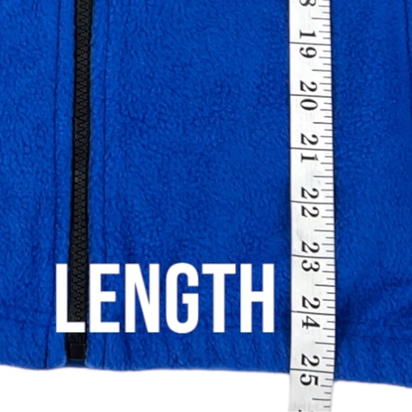 Baru Sports MENS SIZE XS Lightweight Fleece Full Zip Jacket Blue Zip Pockets New - Picture 10 of 14